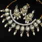 Jewel City Elegant Pearl & Emerald Royal Necklace Set | Swadesiicart