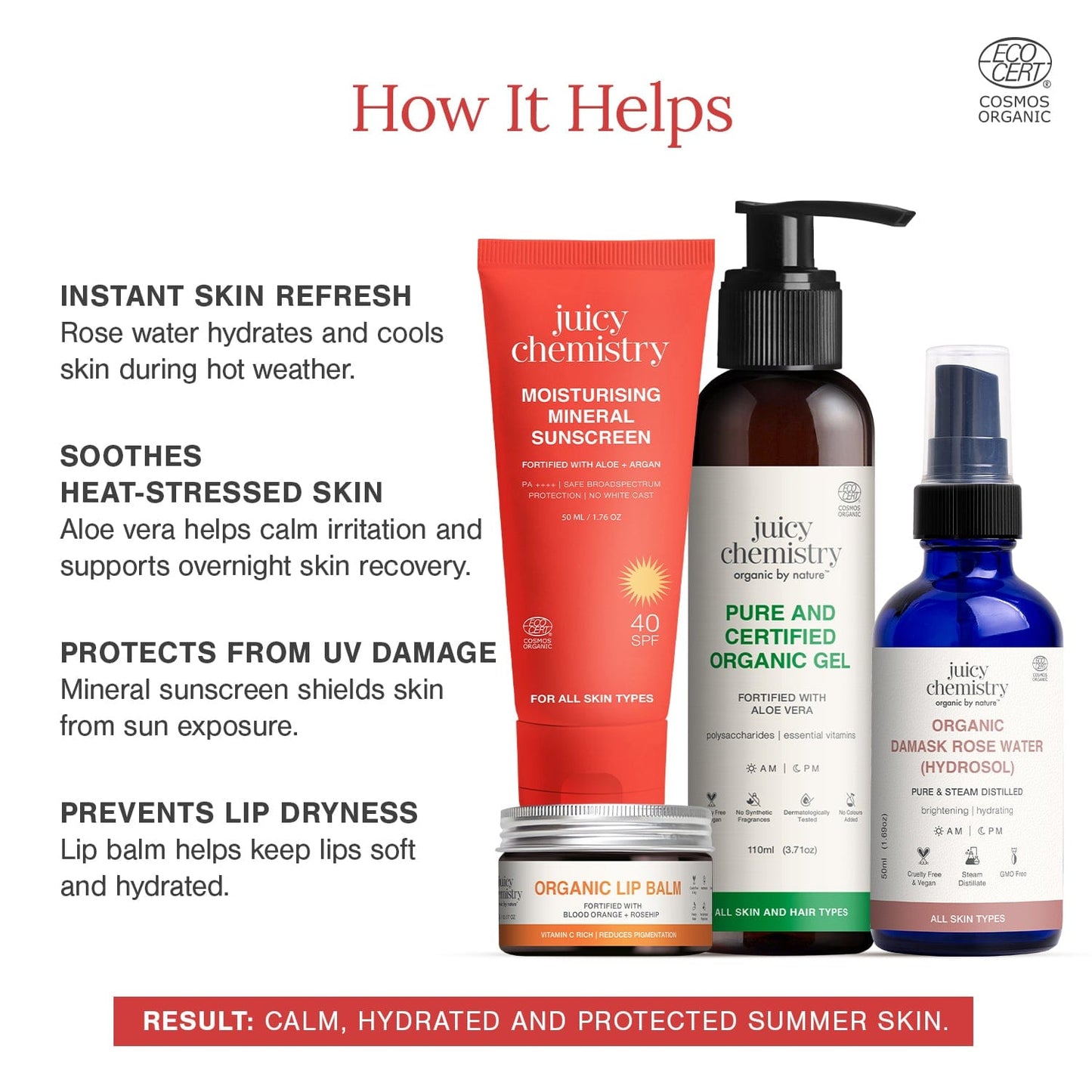Summer Skin Rescue Kit | For Hydrating, Calming and Protecting Skin