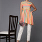 Ahalyaa Women's Traditional wear Tunic - Multicolor | Swadesiicart