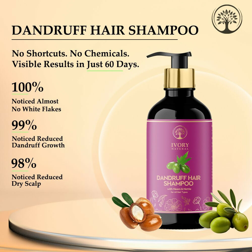 Ivory Natural Dandruff Shampoo - Embrace A Rejuvenated Scalp | Swadesiicart