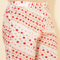 Janasya Women's White Cotton Geometric Printed Casual A-line Co-ords - Swadesiicart
