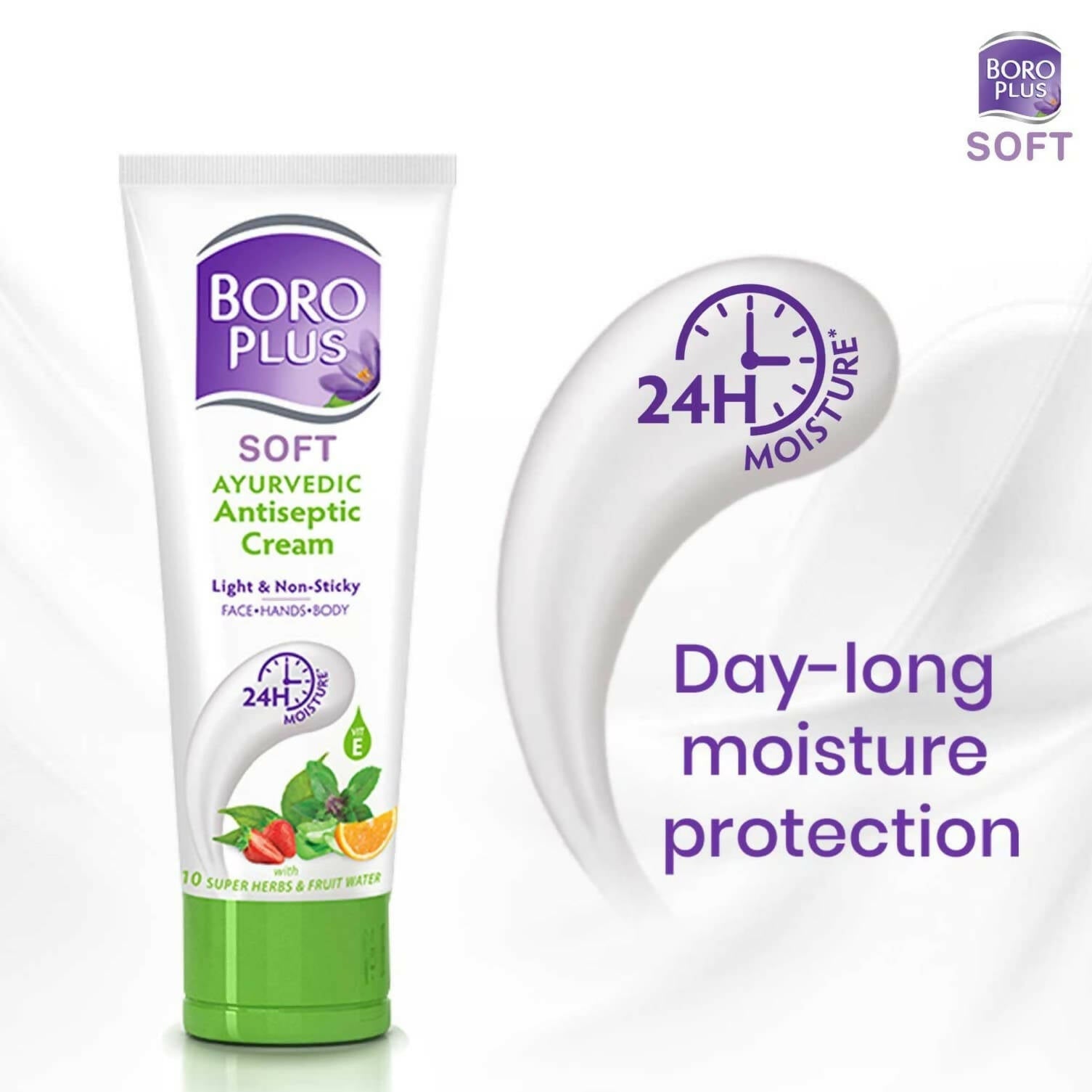 BoroPlus Soft Ayurvedic Antiseptic Cream Light & Non-sticky - Swadesiicart