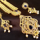 Blue AD Bridal Long Necklace Set