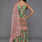 Ahalyaa Women's Traditional wear Kurta Set - Green | Swadesiicart