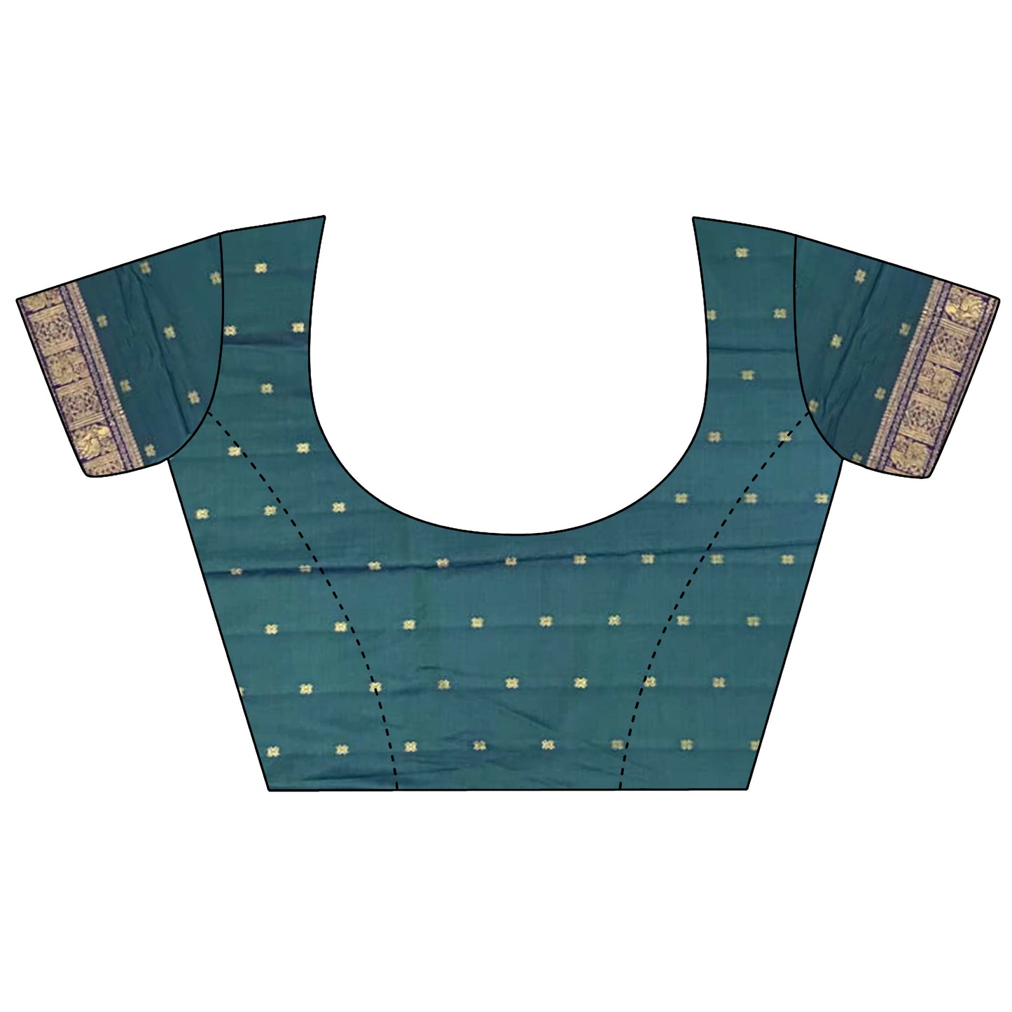 Joban Fashion Parrot Green Banarasi Soft Silk Woven Butti Saree | Swadesiicart