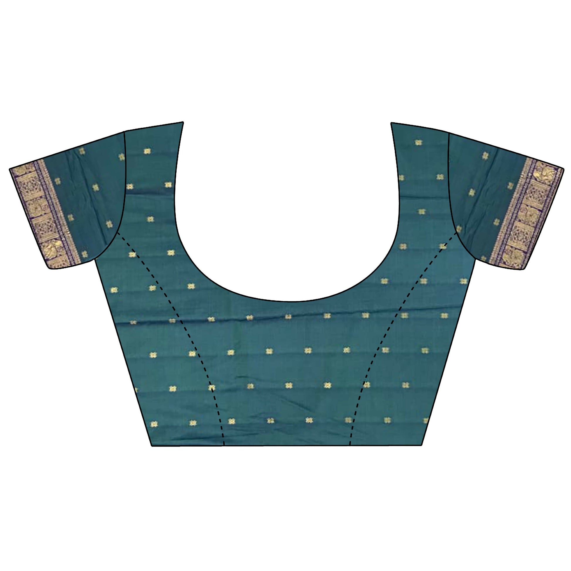 Joban Fashion Parrot Green Banarasi Soft Silk Woven Butti Saree | Swadesiicart