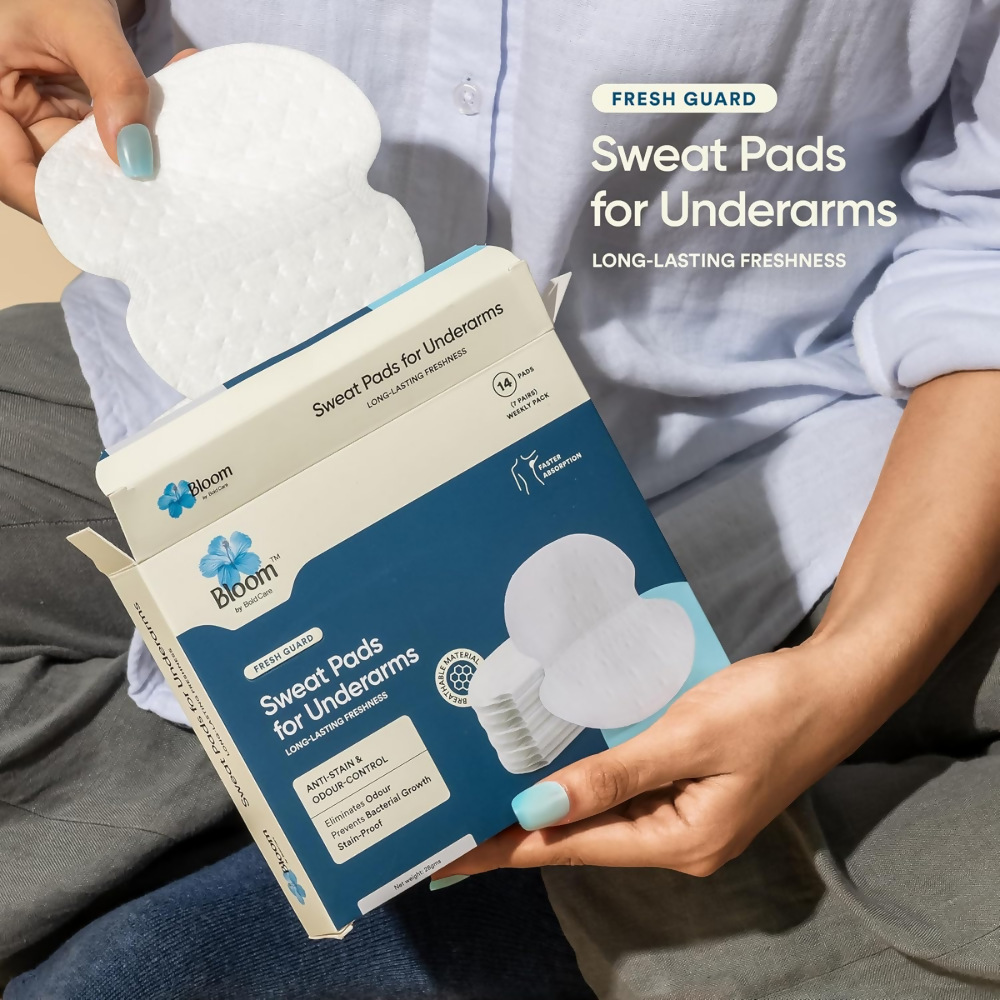 Bloom by Bold Care Sweat Pads for Underarms