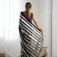 Black Georgette Sequance Embroidery Work Border Saree - Sitare
