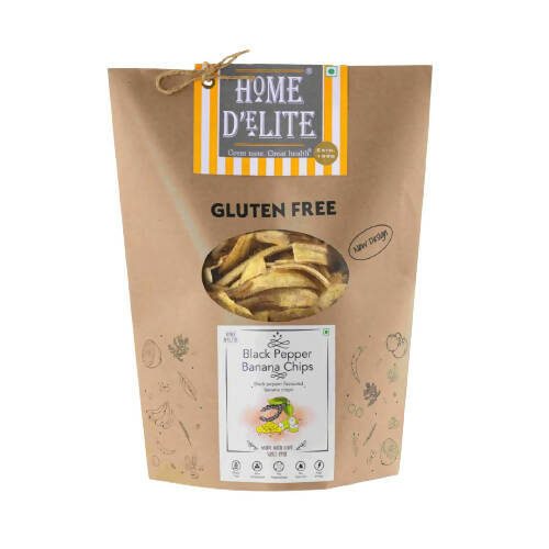 Home D'elite Black Pepper Banana Chips (Long) - Swadesiicart