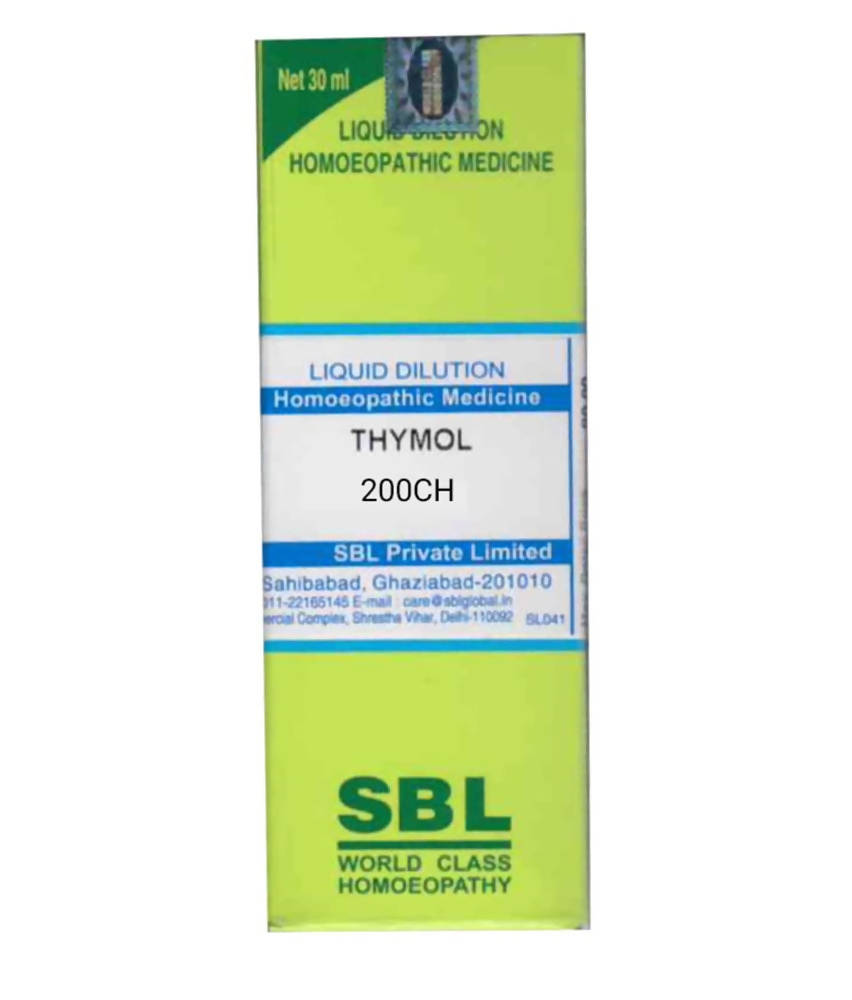 SBL Homeopathy Thymol Dilution | Swadesiicart