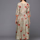 Ahalyaa Women's Traditional wear Kurta Set - Tan | Swadesiicart