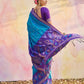 Shree Shyam Fashion Blue Soft Silk Saree