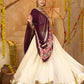 AI Fashion Off White Crepe Designer Navratri Wear Lehenga Choli Collection