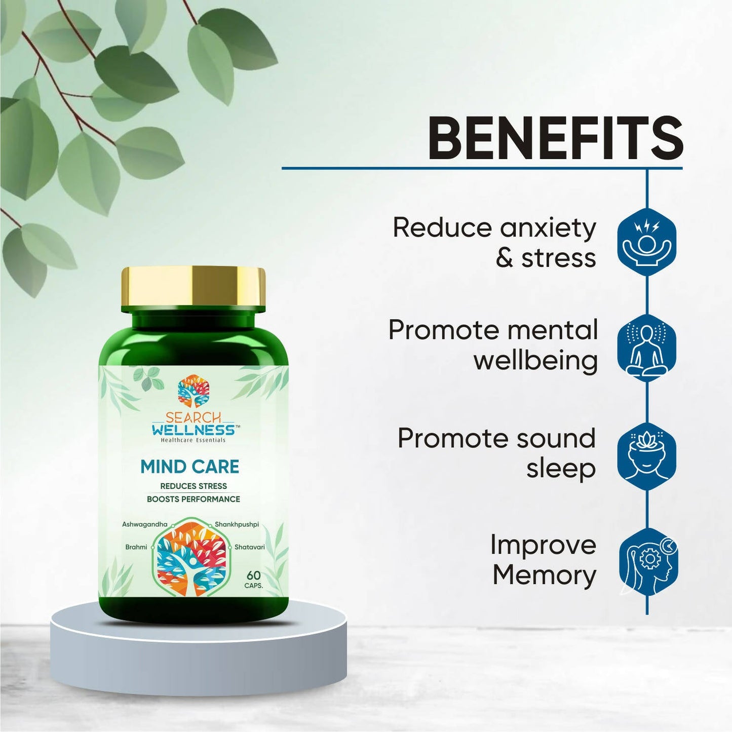 Search Wellness Mind Care Capsules - Swadesiicart