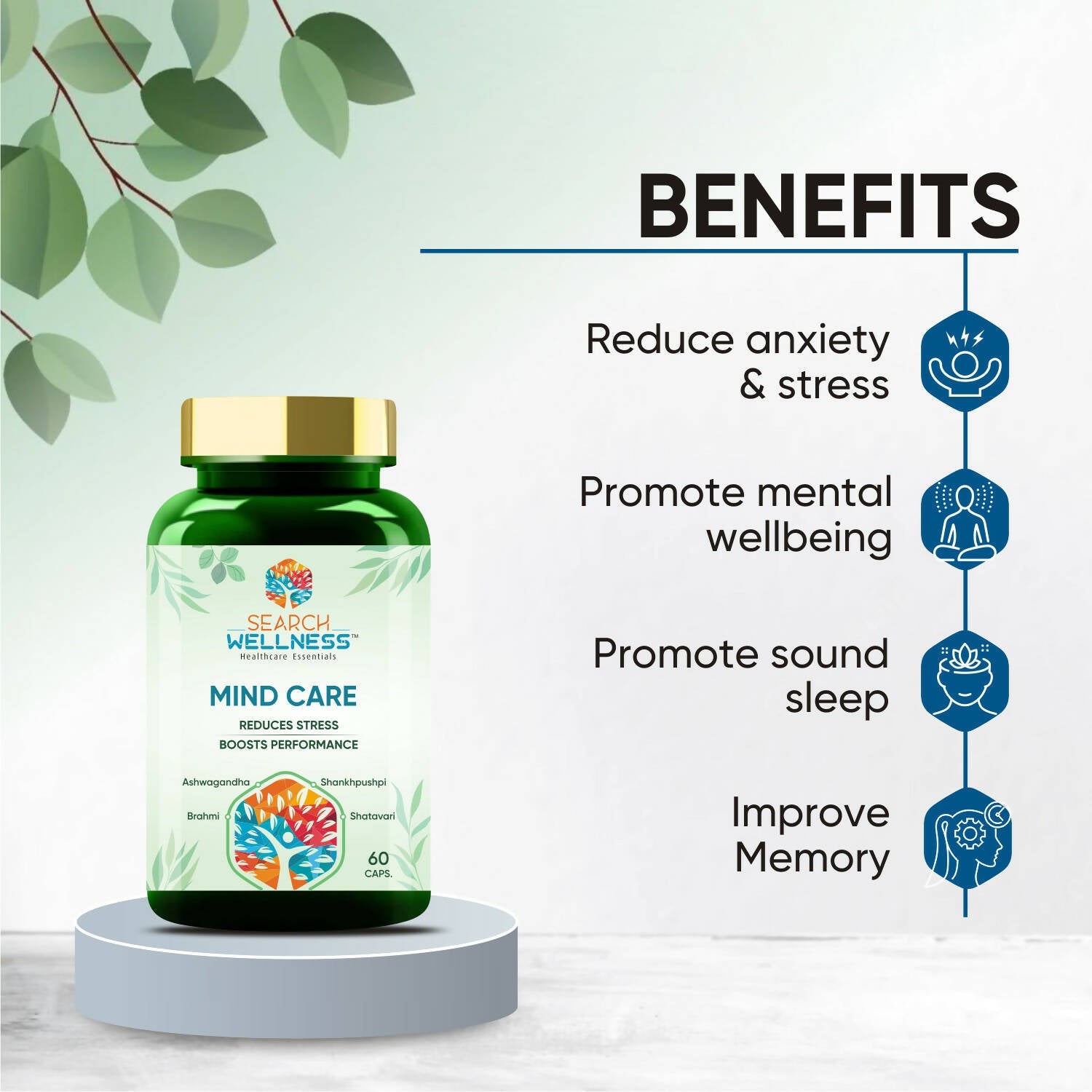 Search Wellness Mind Care Capsules - Swadesiicart