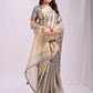 Shree Shyam Fashion Organza Grey Saree