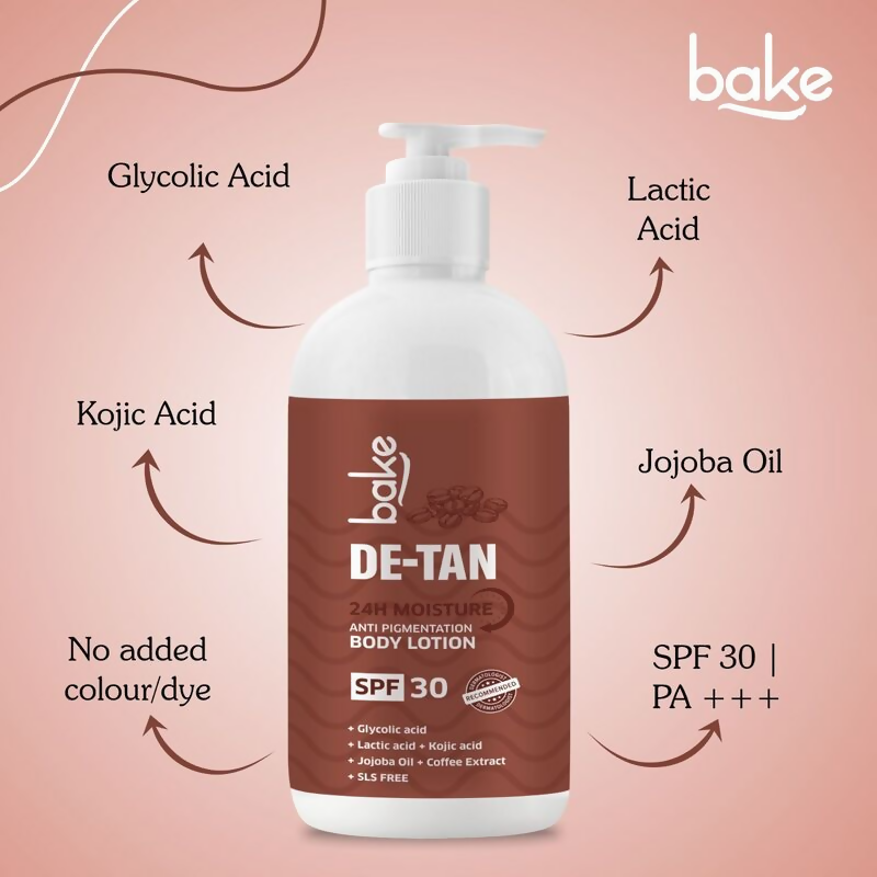 Bake De-Tan Anti Pigmentation Coffee Body Lotion | Swadesiicart