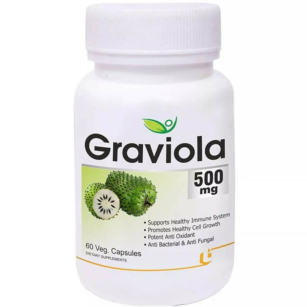 Biotrex Graviola 500mg Veg Capsules | Swadesiicart