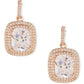 Rose Gold Earrings- Ruby Raang | Swadesiicart
