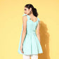 Ahalyaa Women Mint Green Pure Cotton Printed Tunic | Swadesiicart