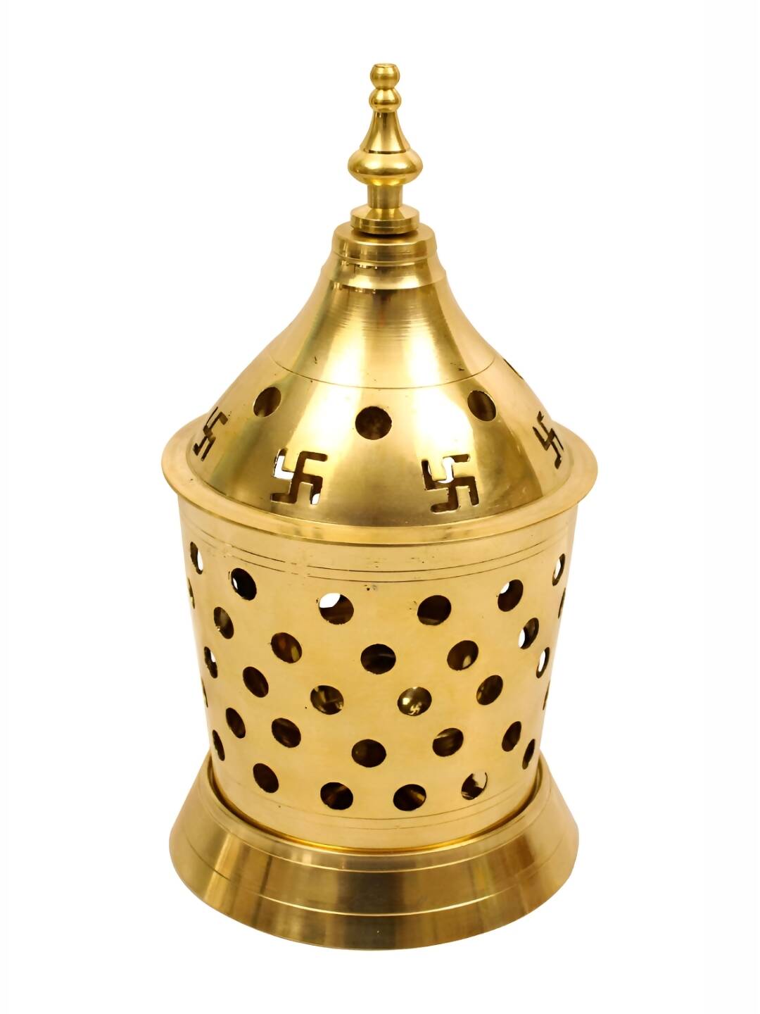 Spillbox Gold-Toned Brass Amar Lamp Pooja Essential | Swadesiicart