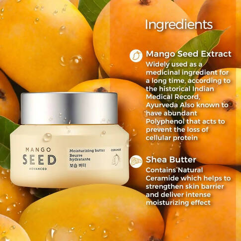 The Face Shop Mango Seed Moisturizing Butter - Korean Skincare | Swadesiicart
