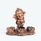 Golden Peacock Brown Ganesha Diya Holder | Swadesiicart