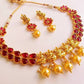 Pink Kemp Temple Necklace Set