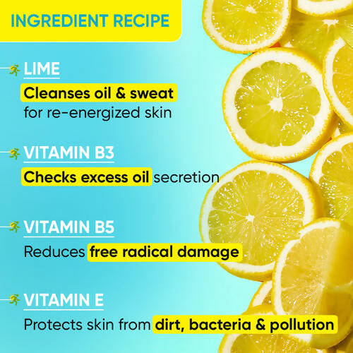 Dot & Key Lime Rush Sports Face Wash - Swadesiicart