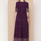 Ahalyaa Women's Traditional wear Ethnic Dress - Burgundy | Swadesiicart