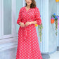 Jyoti Fashion Women's Pink Pure Muslin Heavy Digital Printed Kurta Pant Set | Swadesiicart