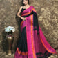 Exclusive Collection Block Print Pure Cotton Handloom Gorgeous Saree - Swadesiicart