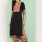 Ahalyaa Women's Traditional wear Kurta Set - Black | Swadesiicart