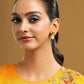 Ruby Raang Yellow Kundan Studs | Swadesiicart