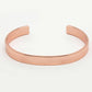 NVR Men Rose Gold Stainless Steel Cuff Bracelet - Swadesiicart