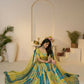 Kesar Fab Yellow Banarasi Silk Embroidered Lehenga | Swadesiicart