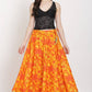 Asmaani Orange Color Maxi Skirt