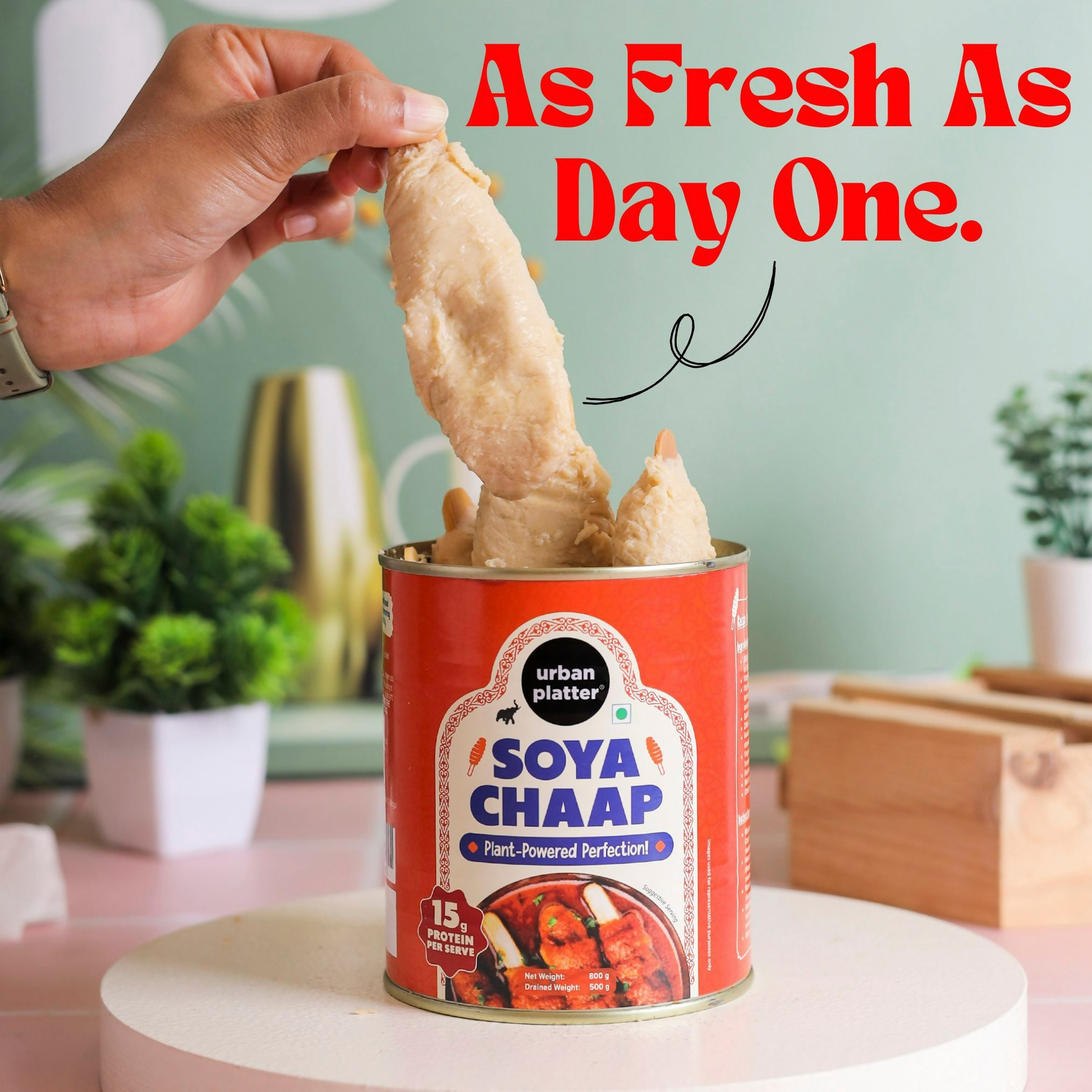 Urban Platter Soya Chaap Plant Based Bean | Swadesiicart