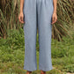 trueBrowns Blue Cotton Sleeveless Co-ord Set - Swadesiicart