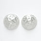 NVR Women's White Color Moon Stud Earrings | Swadesiicart
