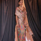 Vishnu Weaves Women's Pink Tussar Silk Zari Woven Saree with Blouse - Swadesiicart