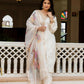 The52 White Women's Beautiful Viscose Chanderi Fabric Embroidered Work Straight Kurta Pant and Dupatta Set - Swadesiicart