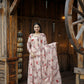 Aayaa Designer Printed Georgette Full Flare Gown With Dupatta - Multi Color