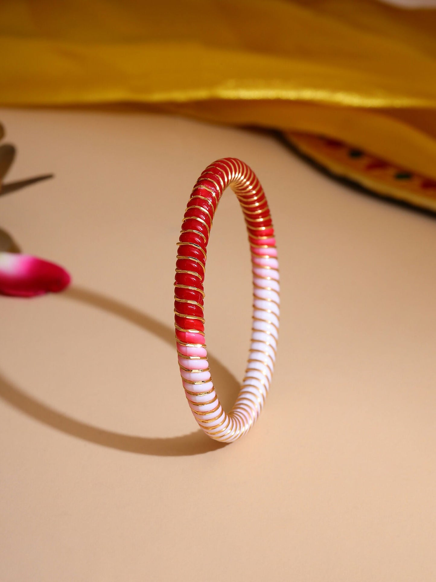 Ruby Raang Multi Traditional Bangle | Swadesiicart
