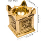 Spillbox Gold-Toned Brass Tulasi Deep Pooja Essential | Swadesiicart