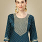 Jyoti Fashion Women's Morpich Silk Blend Embroidery & Sequence work Kurta with Trouser & Dupatta | Swadesiicart