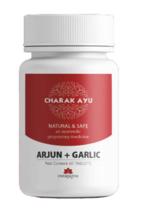 Charakayu Arjun + Garlic Tablets | Swadesiicart
