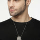 NVR Men Silver Plated Milletry Style Pendent With Chain | Swadesiicart