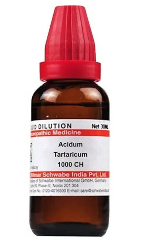 Dr. Willmar Schwabe India Acidum Tartaricum Dilution | Swadesiicart