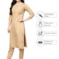 Ahalyaa Women's Faux Silk Kurta Pant Set with Traditional Bandhini Print Dupatta | Swadesiicart